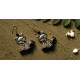 धरा ✽ Antique Finish White Metal ✽ Earring { 4 }